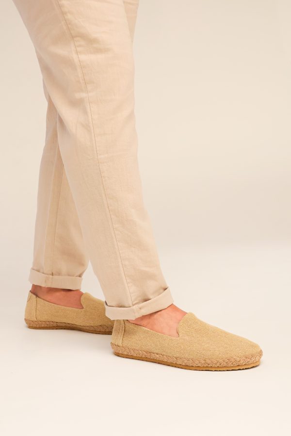 alpargatas para hombre beige